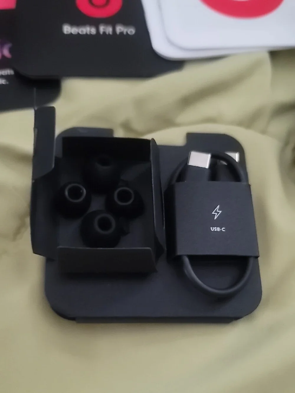 Beats Fit Pro Wireless Earbuds - Black with Red Accents